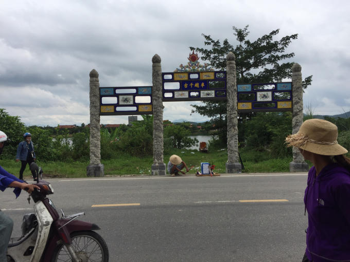 Hiện trường vụ việc.