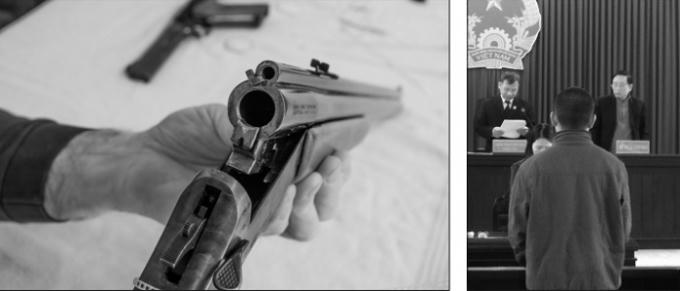 Blup Nhách mất bốn tháng mày mò chế tạo khẩu súng săn.