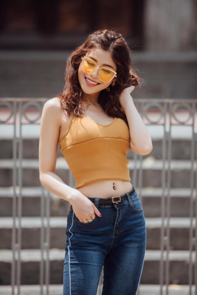 Đến với Giọng hát Việt để cất cánh cho đam mê nghệ thuật, Trần Ngọc Ánh gây ấn tượng ngay từ khi chưa “lộ mặt“. Ảnh: FBNV