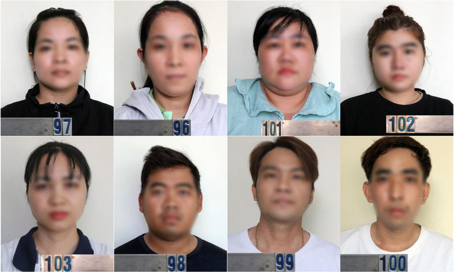 Các đối tượng bị Công an huyện Nhơn Trạch đề nghị truy tố.