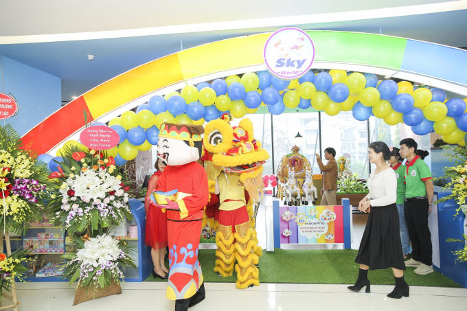 Khu vui chơi trẻ em được trang trí bắt mắt tại TTTM Sun Plaza Ancora.