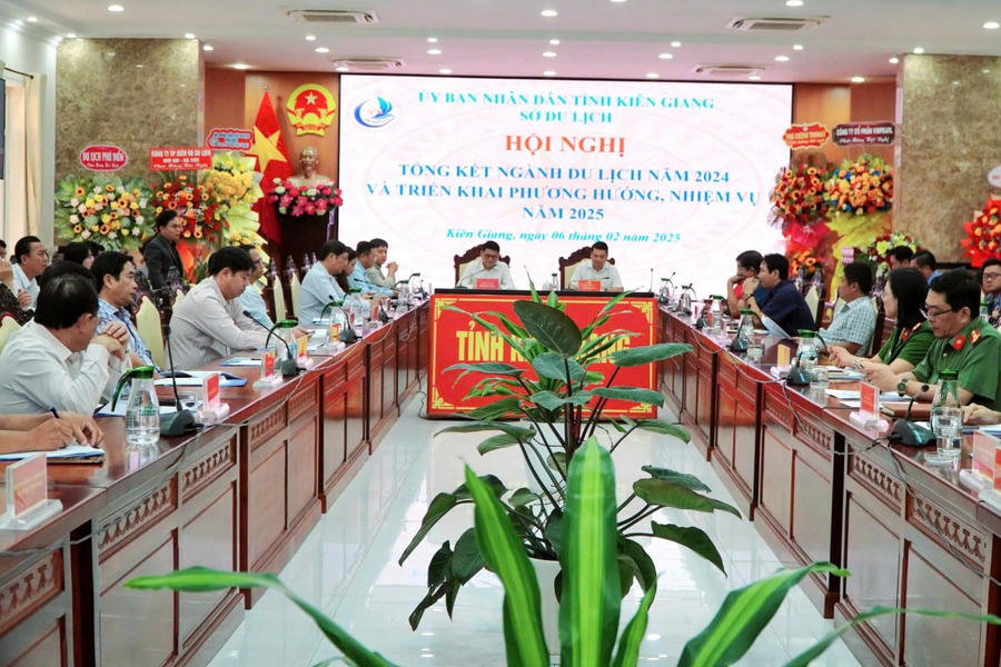 Quang cảnh Hội nghị tổng kết ngành du lịch 2024, triển khai phương hướng nhiệm vụ 2025