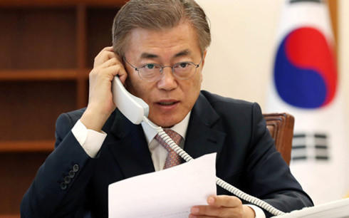 Tổng thống Hàn Quốc Moon Jae-in. (Ảnh: Reuters)