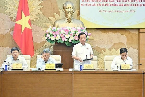 Phó Chủ tịch Quốc hội Lê Minh Hoan chủ trì buổi làm việc. Ảnh: Cao Phong