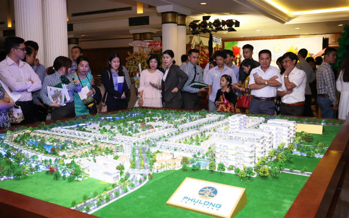 Mô hình tổng thể khu đô thị Dragon Village