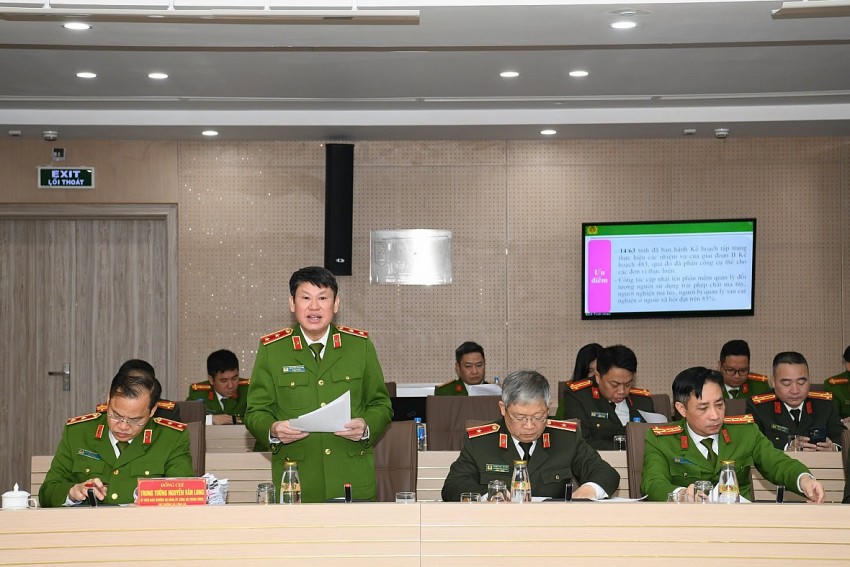 Trung tướng Nguyễn Văn Viện, Cục trưởng Cục Cảnh sát điều tra tội phạm về ma túy.