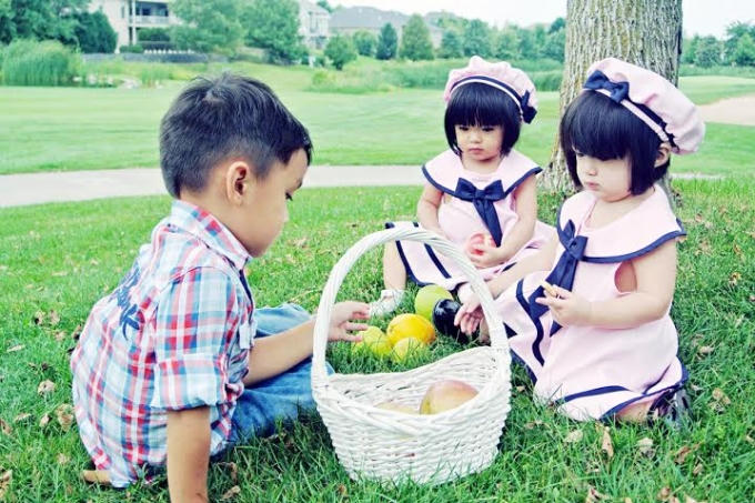 Ba đứa con là niềm hạnh phúc của vợ chồng Huyền Ny