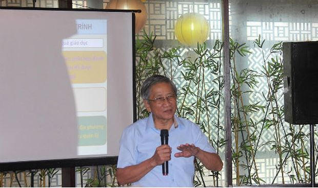 GS Nguyễn Minh Thuyết - Tổng chủ biên chương trình giáo dục phổ thông mới.