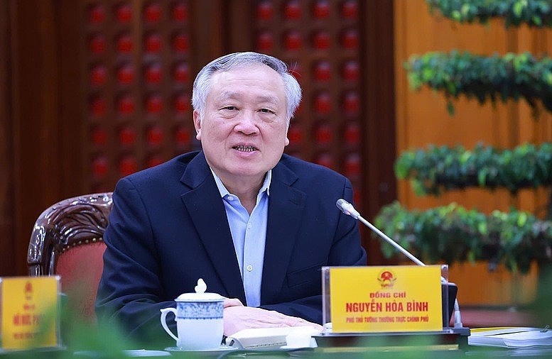 Phó Thủ tướng Thường trực Nguyễn Hòa Bình. Ảnh: VGP