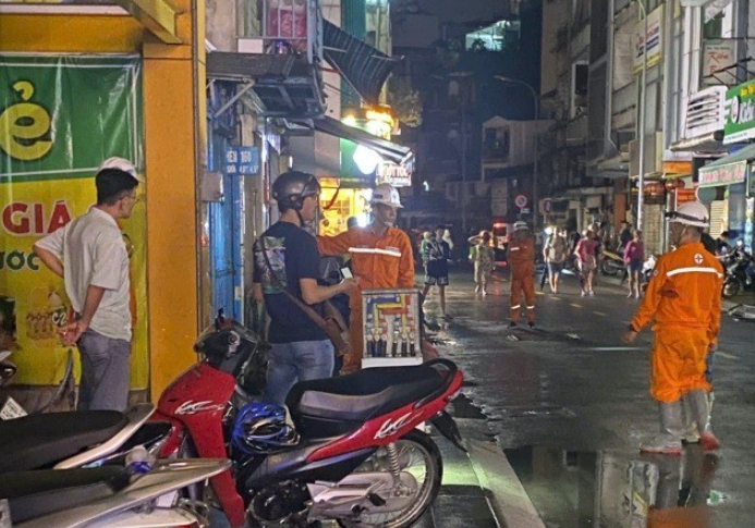 Hiện trường xảy ra vụ việc.