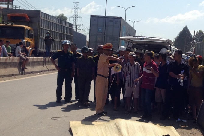 Hiện trường vụ TNGT thương tâm khiến hai bà cháu chết thảm