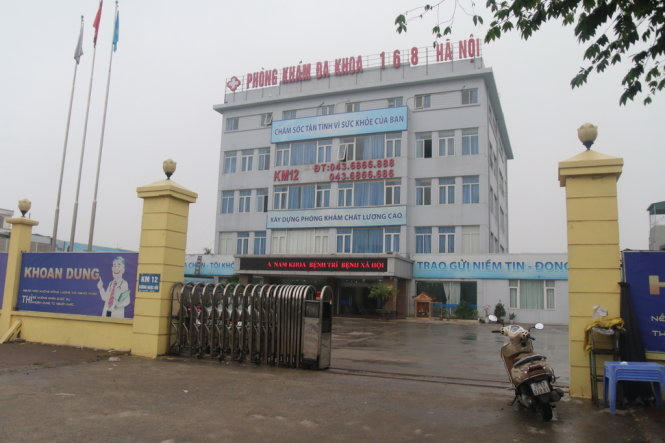 Phòng khám đa khoa 168 nơi xảy ra hàng loạt sai phạm. Ảnh: Tuổi Trẻ
