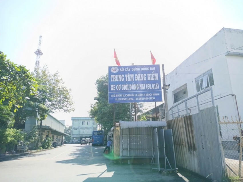 Trung tâm đăng kiểm xe cơ giới Đồng Nai.