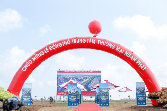 Trung tâm thương mại Ngân Phát với tổng diện tích xây dựng hơn 70.500 m2