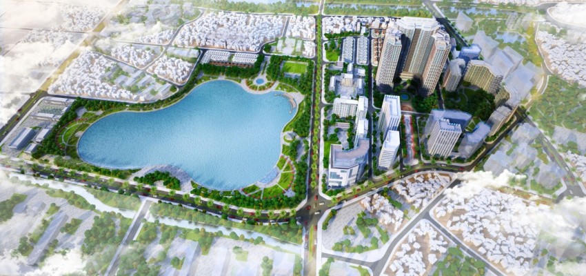 Phối cảnh tại Dự án Khu đô thị Vibex.
