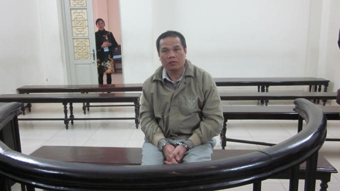Trần Văn Một trước vàn móng ngựa (Ảnh: Duy Khương)