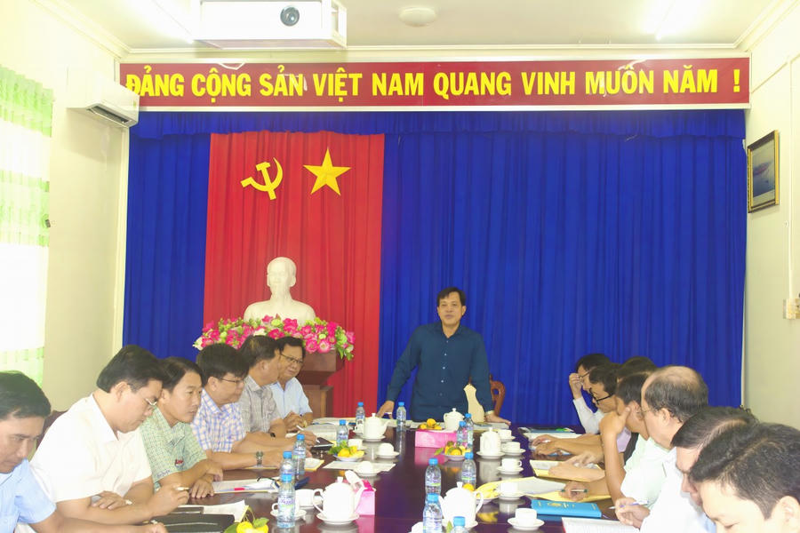 Ông Nguyễn Trung Hiếu - Phó Giám đốc Sở Nông nghiệp và Môi trường tỉnh Bạc Liêu, phát biểu triển khai Đề án.