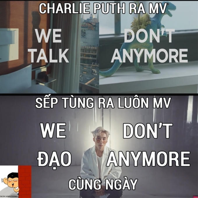 Những bức ảnh chế mới nhất của Sơn Tùng khi vừa ra ca khúc "Chúng ta không thuộc về nhau" và bị tố là đạo nhạc.