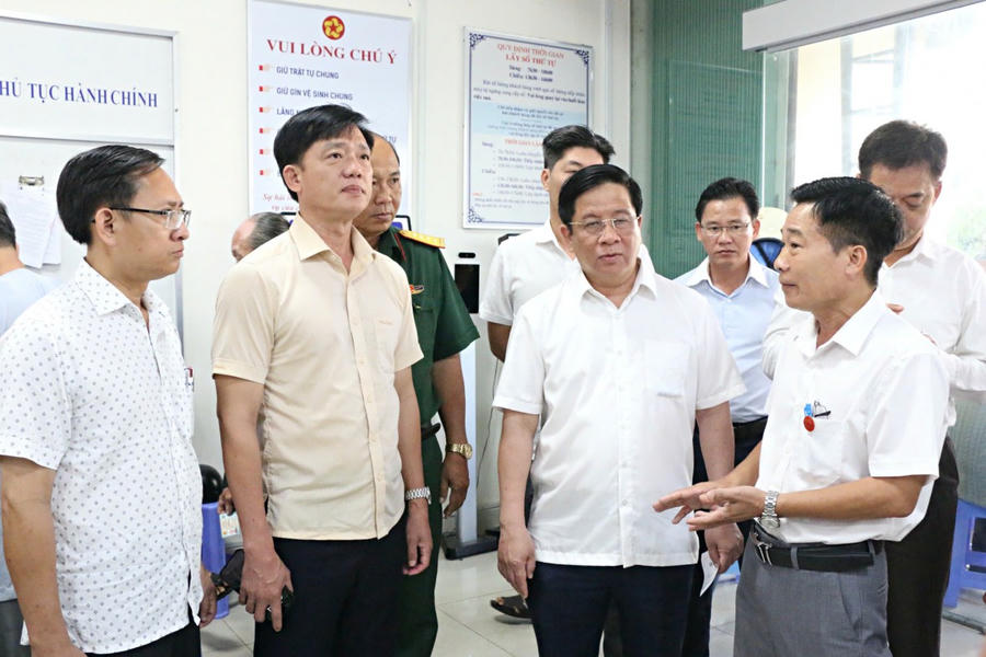 Cơ sở vật chất tại các trung tâm hành chính được kiểm tra kỹ càng trước khi đưa vào vận hành