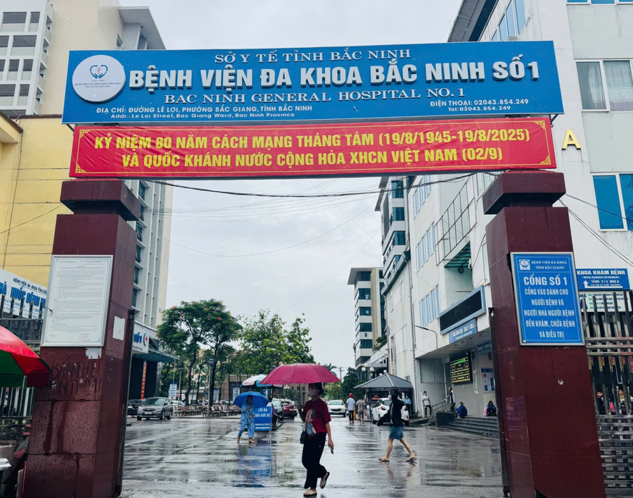 Bệnh viện Đa khoa Bắc Ninh số 1 nơi xảy ra sự việc.