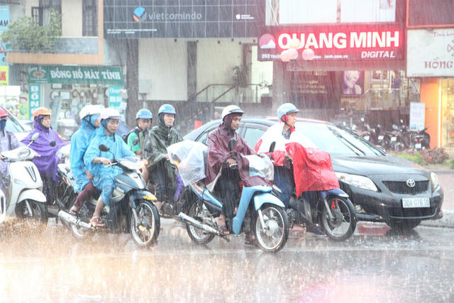 Ảnh hưởng không khí lạnh, miền Bắc có nơi mưa rất to. (Ảnh minh họa: Nguyễn Dương).