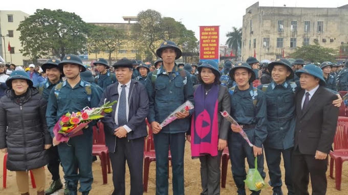 Hải Ph&ograve;ng:  2.800 thanh ni&ecirc;n l&ecirc;n đường nhập ngũ