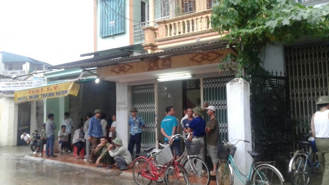 Ngôi nhà xảy ra án mạng tại thôn Phú Thượng 1, xã Hoằng Phú, huyện Hoằng Hóa.