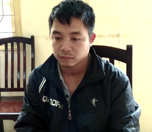 Đối tượng Lê Quốc Trụ tại cơ quan điều tra