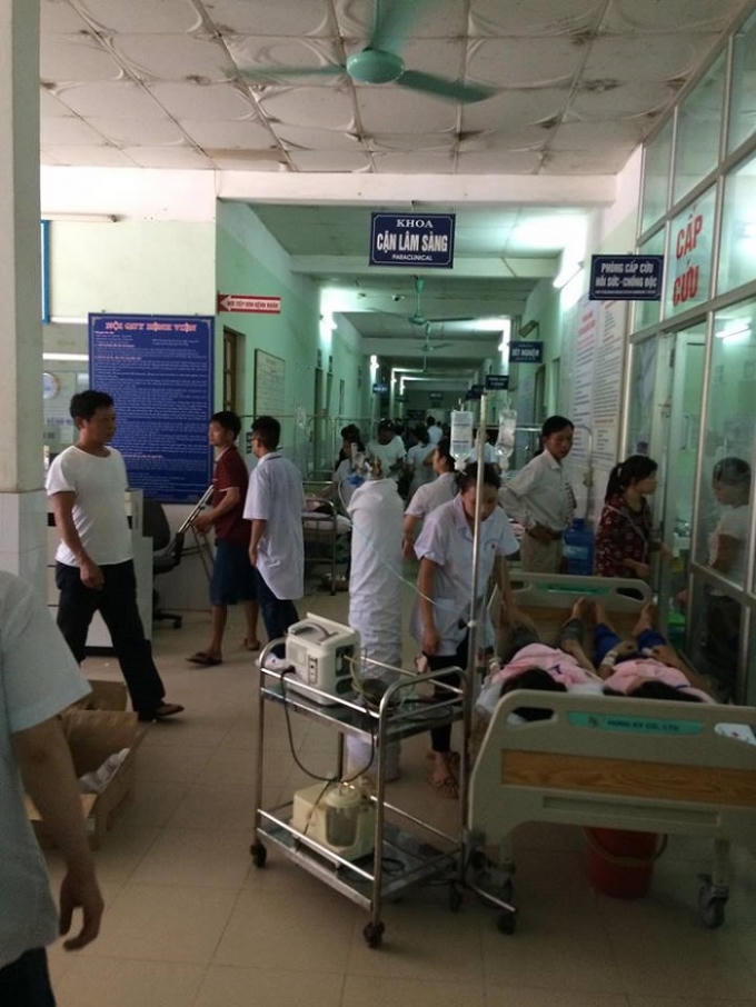 Bên phía bệnh viện chưa có kết luận chính xác về vụ ngộ độc thực phẩm tập thể này.