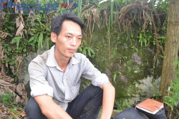 Anh Triệu Mềnh Chán thất thần kể lại sự việc.