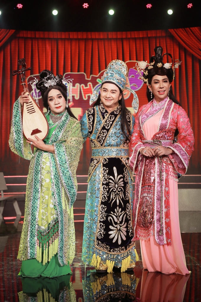 Minh Nhí, Anh Vũ, Long Nhật. (Ảnh: Lý Võ Phú Hưng)