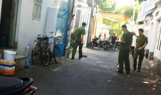 Hiện trường vụ việc.