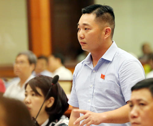 Ông Lê Trương Hải Hiếu - Chủ tịch UBND quận 12 (nguồn ảnh: hanoimoi.com.vn).