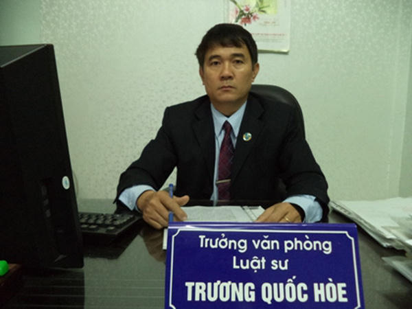Luật sư Trương Quốc Hòe