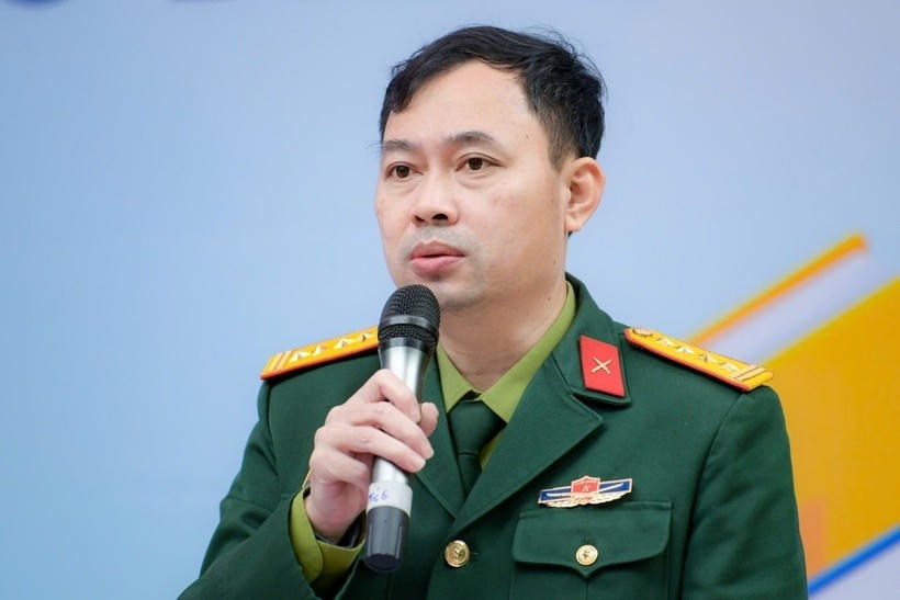 Đại tá Đỗ Thành Tâm, Thư ký Ban tuyển sinh quân sự (Bộ Quốc phòng). Ảnh: Nam Trần
