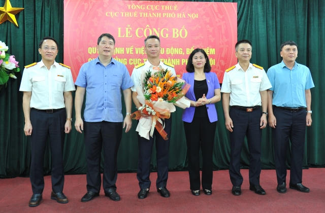 Ông Vũ Mạnh Cường giữ chức vụ Cục trưởng Cục Thuế thành phố Hà Nội