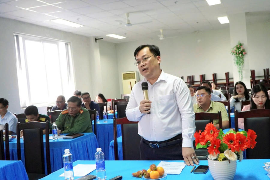 Ông Chung Tấn Thịnh - Phó Giám đốc Sở Y tế tỉnh Kiên Giang đã trả lời về công tác tăng cường kiểm tra sản phẩm chức năng, sữa, thuốc và mỹ phẩm