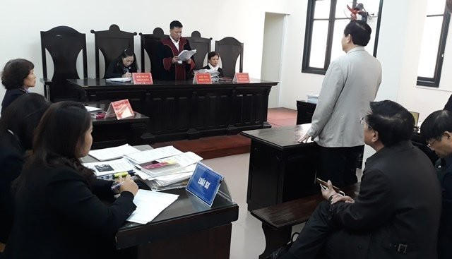 Tòa án nhân dân Thành phố Hà Nội tuyên ông Hoàng Xuân Quế thắng kiện ngày 14/12/2018.