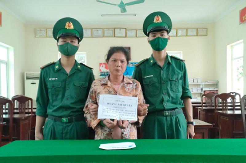 Đối tượng Hoàng Thị Quyên. (Ảnh: BTH)