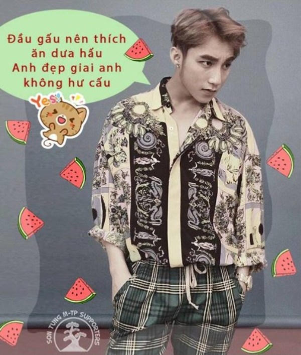 Mọi cử chỉ hành động hay sắc thái biểu cảm của anh đều được các fan chế một cách dễ thương.