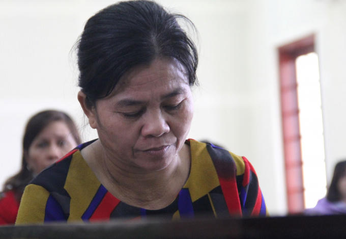 Bị cáo Moong Thị Hà người đã tìm cách đưa Kiều An sang Trung Quốc để bán.