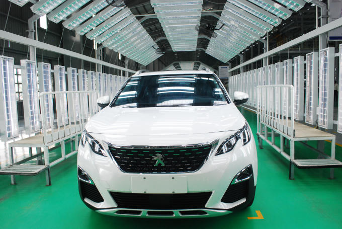 Xưởng sản xuất thương hiệu xe Peugeot của THACO.