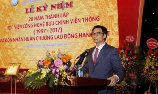 Phó Thủ tướng Vũ Đức Đam phát biểu tại lễ kỷ niệm.