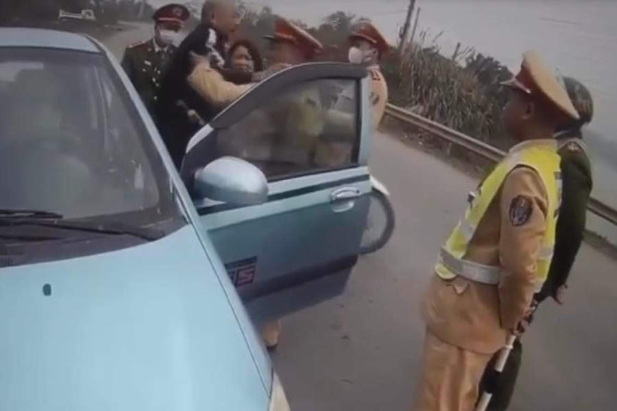 Hiện trường nơi xảy ra sự việc.