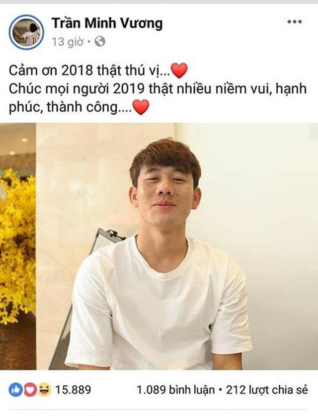 Tổng kết năm 2018 của Minh Vương là thú vị, anh chúc mọi người hạnh phúc, thành công.