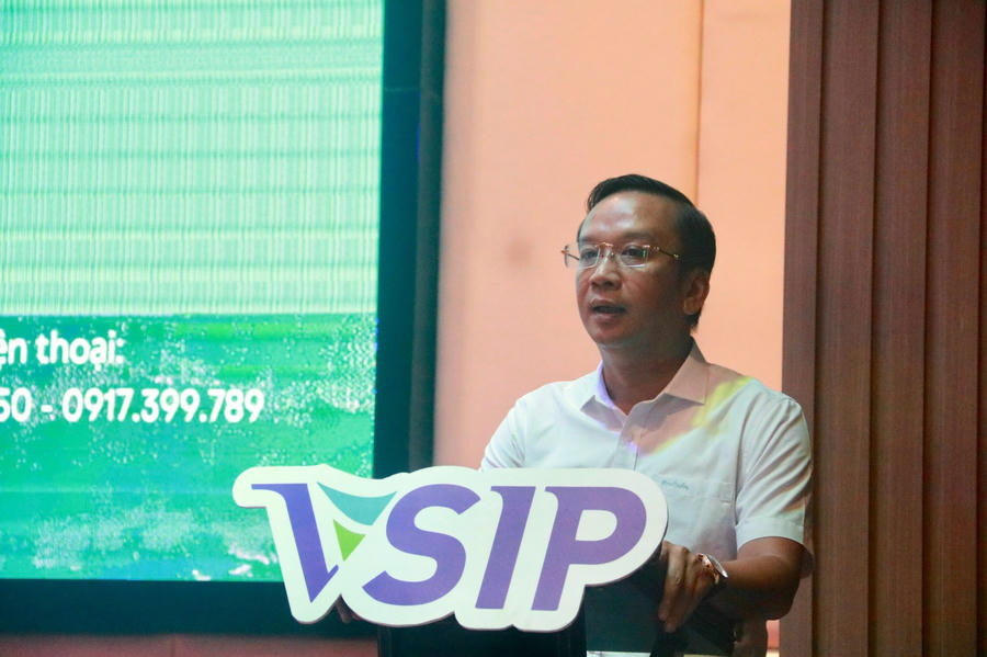 Ông Uông Minh Long – Phó Chủ tịch UBND Huyện Thuỷ Nguyên, Phó Trưởng Ban tổ chức Giải Bán Marathon Hải Phòng Cúp Thuỷ Nguyên 2023