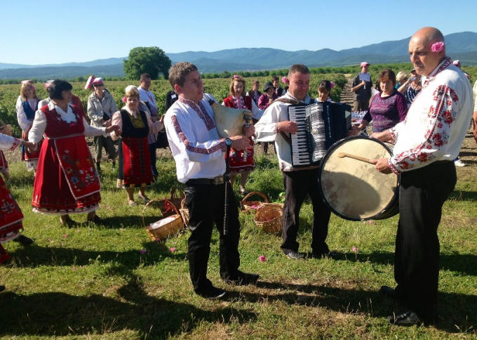 Hình ảnh tại Lễ hội hoa hồng hằng năm ở Bulgaria.