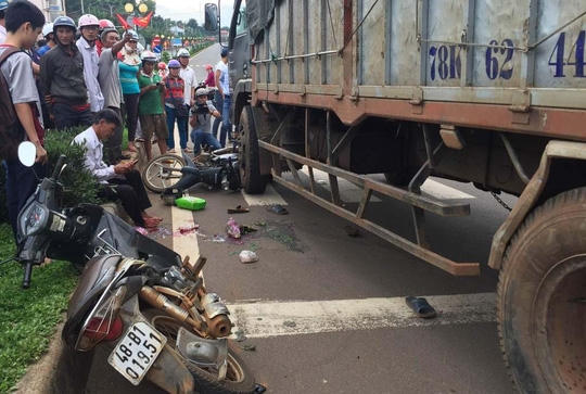 Hiện trường vụ tai nạn