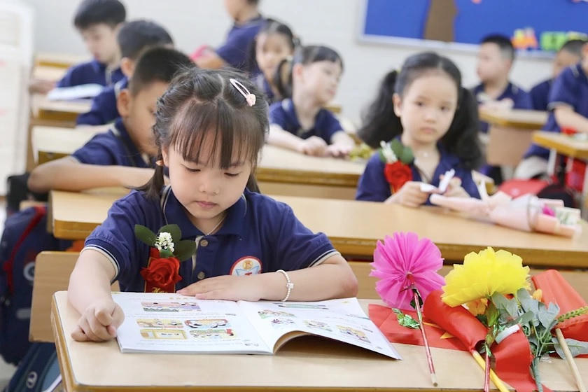 Hà Nội không tổ chức thi tuyển vào lớp 1. (Ảnh: Thiên Ân)