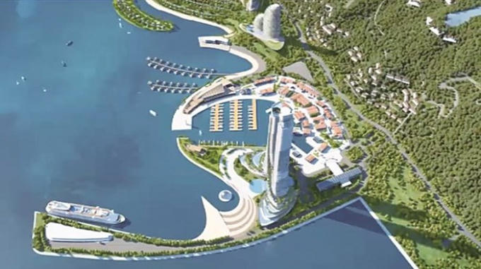 T&ograve;a th&aacute;p chữ V sẽ l&agrave; điểm nhấn của dự &aacute;n Con đường di sản V&acirc;n Đồn